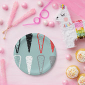 Wortelpictogrammen Oranje zwart witboek Borden Papieren Bordje (Feest)