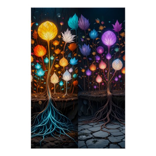 Wortels van de divisie perfect poster (Voorkant)