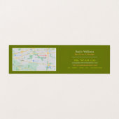 Wortelsap, sausbast, gedetailleerd visitekaartjes (Binnenkant ongevouwen)