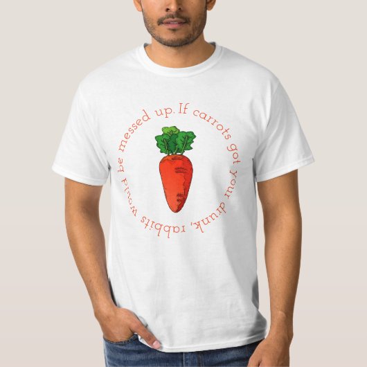 wortelsap t-shirt (Voorkant)
