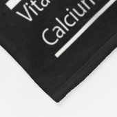 Worteltaart Voedingsfeiten Thanksgiving Kerst Fleece Deken (Hoek)