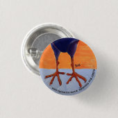 wortelvoet ronde button 3,2 cm (Voorkant /achterkant)