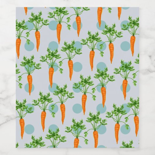 Wortelwortelpatroonwortelen in wortelvorm wijn etiket (Enkel label)