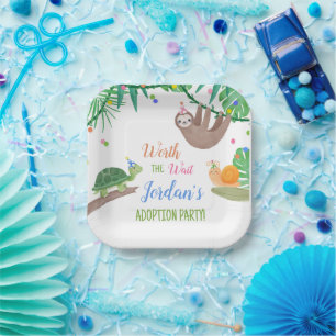 Worth the Wait Adoption Party Papieren Bordje