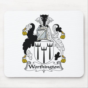 Worthington Family Crest Muismat
