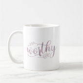 Worthy Boho Calligraphy Koffiemok (Links)