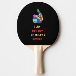 Worthy Ping Pong Paddle Tafeltennisbatje