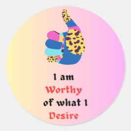 Worthy Ronde Sticker