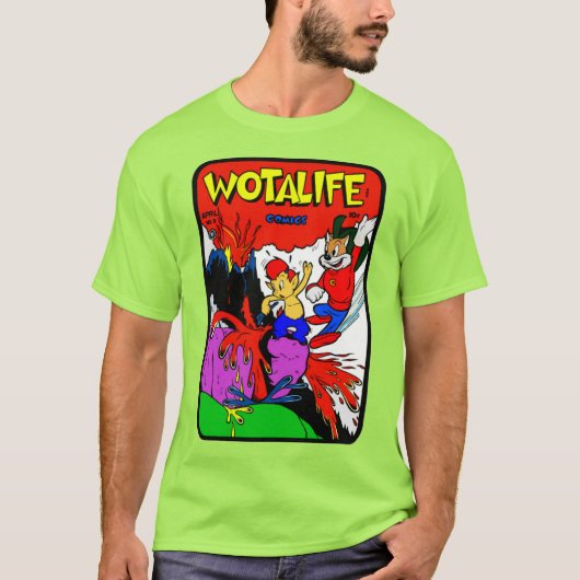 Wotalife Comics T-Shirt uit 1950 (Voorkant)