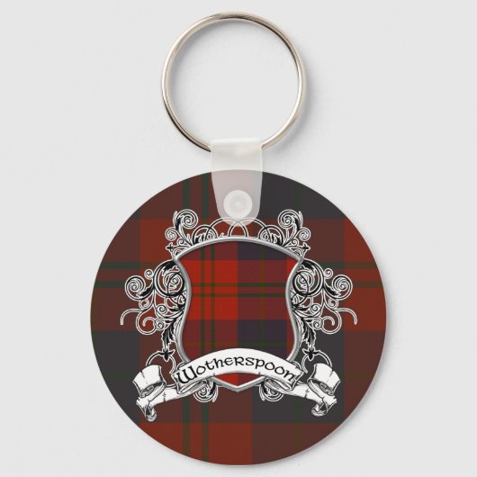 Wotherspoon Tartan Shield Sleutelhanger (Voorkant)