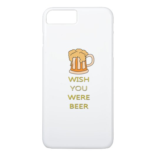 Wou dat je bier grappig ontwerp was Case-Mate iPhone case (Achterkant)