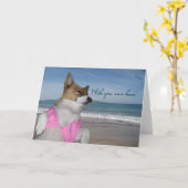 Wou dat je hier was kaart (Gele Bloem)