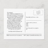 Wou dat je hier was Trouwen Briefkaart (Achterkant)