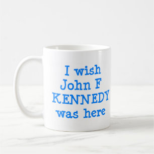 wou dat john f kennedy hier was koffiemok