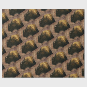 Woud Bizon Buffalo Cadeaupapier