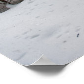 Woud in de winter poster (Hoek)