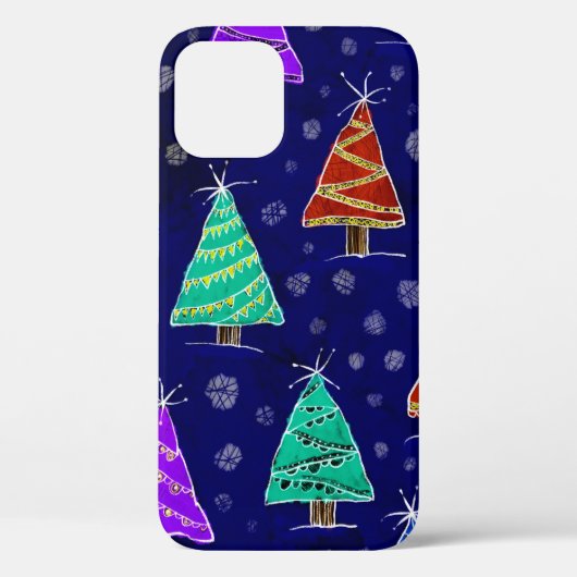 Woud van kerstbomen Case-Mate iPhone case (Achterkant)