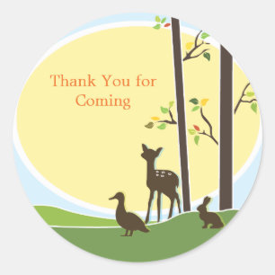 Woudbaby Shower Favor Sticker