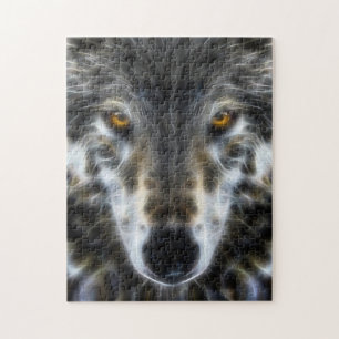 Woudwolf Inspirerende Portret Legpuzzel
