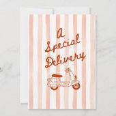 Would She Rather Baby Shower Game in Red (Achterkant)