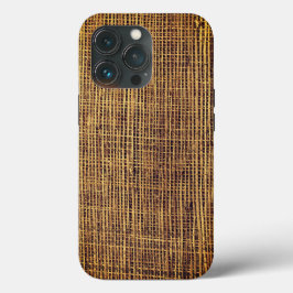 Woven Bamboo Pattern iPhone 13 Pro Hoesje