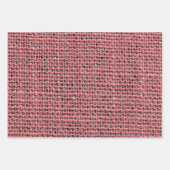Woven Burlap Gift Wrap - Rustic Burlap Pattern Inpakpapier Vel (Voorkant)