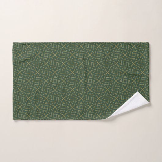 Woven Celtic Knot Pattern Bad Handdoek (Handdoek)