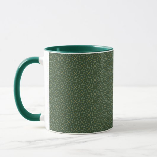 Woven Celtic Knot Pattern Mok (Links)