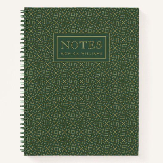 Woven Celtic Knot Pattern Notitieboek (Voorkant)