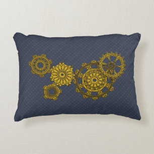 Woven Clockwork Accent Pillow Decoratief Kussen