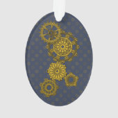 Woven Clockwork Acrylversiering Ornament (achterkant)