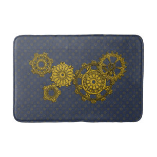 Woven Clockwork Bath Mat