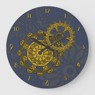 Woven Clockwork Clock Grote Klok