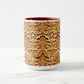 Woven Islamic Motif Mug | Tactile Earth Tones (Centre)