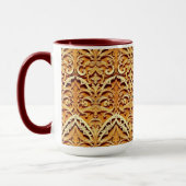 Woven Islamic Motif Mug | Tactile Earth Tones (Gauche)