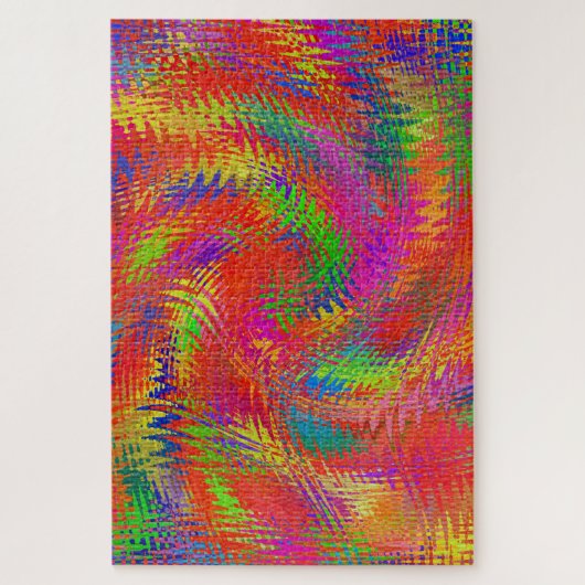 Woven Rainbow Legpuzzel (Verticaal)