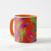 Woven Rainbow Mok (Voorkant links)