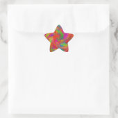 Woven Rainbow Ster Sticker (Tas)