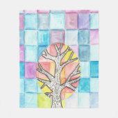 Woven Sunset Fleece Deken (Voorkant)