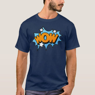 WOW Actie Retro Comic Book Bubble T-shirt