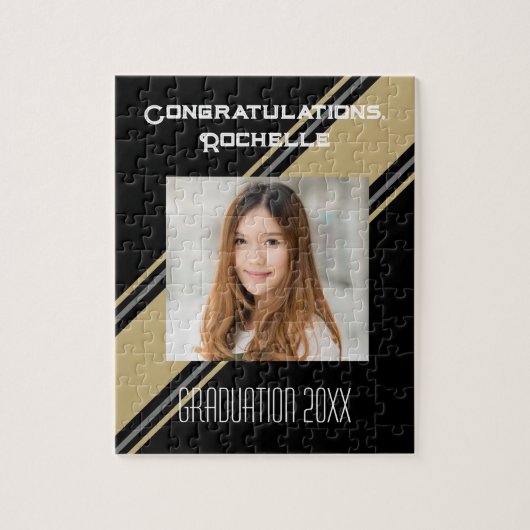 Wow! Afstudeerder Aangepaste foto Jigzaag Puzzle Legpuzzel (Verticaal)