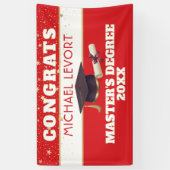 Wow! Afstuderen Masters  Spandoek (Verticaal)