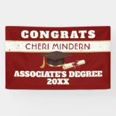 Wow! Bannière de remise des diplômes de licence (Horizontal)