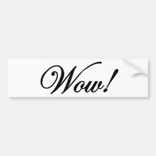 Wow! Bumpersticker