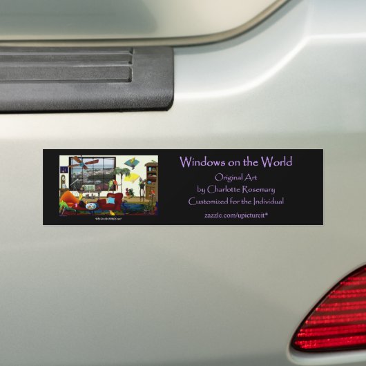 WOW Bumpersticker AD (Op auto)