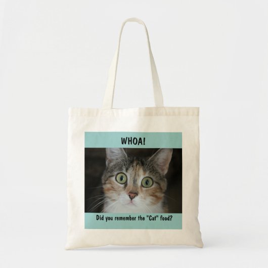 Wow! Cat Canvas tas (Voorkant)