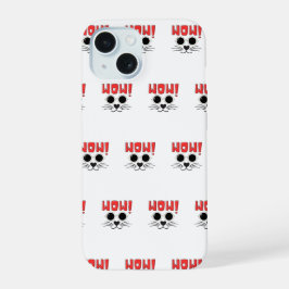 Wow Cat iPhone 15 Hoesje