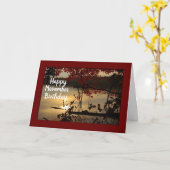 WOW C'EST VOTRE **NOVEMBRE ANNIVERSAIRE** CARTE (Fleur jaune)