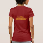 "WOW" Dames T-shirt (Achterkant)