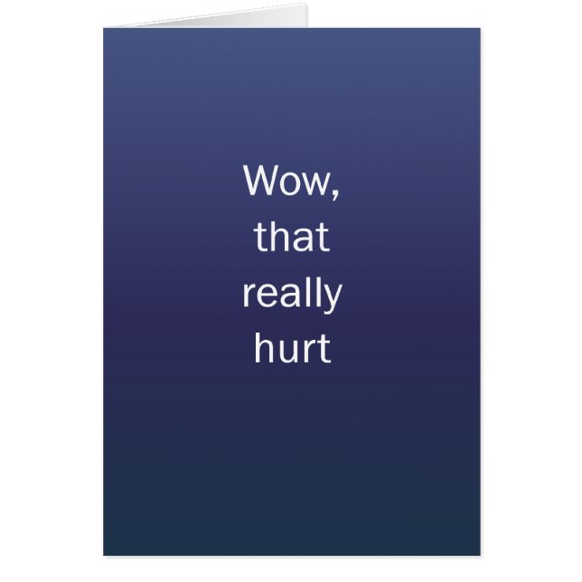 Wow dat Hurt (Voorkant)